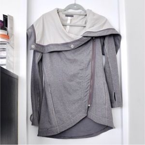 Lululemon Athletica Vintage Sweatshirt Jacket in Gray